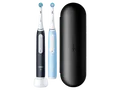 Produktbild: ORAL-B iO Series 3 Duopack Elektrische Zahnbürste Matt Black/Ice Blue, Reinigungstechnologie: Mikrovibrationen