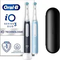 Produktbild: Oral-B iO Series 3N Elektrische Zahnbürste matte black/ice blue Andruckkontrolle