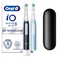 Produktbild: Oral-B iO Series 3n Elektrische Zahnbürste black/Ice blue, 2 Handteile,