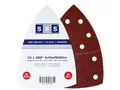 Produktbild: SBS Klett-Schleifblätter | 105 x 152mm | 60 Stück | 10x je Korn 40/60/80/120/180/240 für Multischleifer Prio