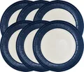 Produktbild: Greengate Alice Speiseteller dark blue 25,6 cm Set6