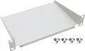 Produktbild: HMF 63399-07 Fachboden für Serverschrank, 10 Zoll, 1 HE, 254 x 150 x 45 mm, Lichtgrau
