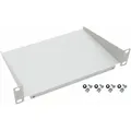 Produktbild: HMF - 63399-07 Fachboden für Serverschrank, 10 Zoll, 1 he, 254 x 150 x 45 mm, Lichtgrau