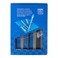 Produktbild: PFERD TOOLS Werkstattfeilen-Set in PVC-Rolltasche mit Umkarton, 5 Feilen, Kreuzhieb H3, 200mm, 11801533 - für die Feinbearbeitung und zum Schlichten geeignet