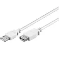 Produktbild: Goobay USB Verl AA 180 HiSpeed 2.0 WEISS 1.8m USB 2.0 H # 96198