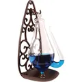 Produktbild: Esschert Design Glasbarometer, Wetteranzeiger mit Gusseisenhalterung, Wandh ...