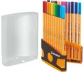 Produktbild: STABILO - Fineliner - point 88 ColorParade - 20er Tischset in anthrazit/orange