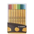 Produktbild: Fineliner STABILO point 88 Colorparade 20er Stifte Tischset Feinschreiber