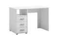 Produktbild: Schildmeyer Schreibtisch mit Stauraum Torge 702050, mattweiß, 109 x 58 x 74 cm