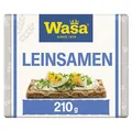 Produktbild: Wasa Spezialitätem Knäckebrot Leinsamen, 210g | Vollkornroggenmehl in Verbindung mit dem fein-nussigen Geschmack des Leinsamens