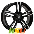 Produktbild: 2DRV WH29 schwarz hochglanzpoliert 7.5x17