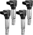 Produktbild: VEVOR 4 x Zündspulen kompatibel Alhambra Altea Cordoba Ibiza Leon Toledo Volkswagen Golf Polo Tiguan Vento für Audi 1.4T 1.8T 1.6L Volkswagen 1.4L 1.6L