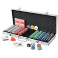 Produktbild: Poker Set mit 500 Chips Aluminium
