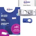 Produktbild: Avery-Zweckform POL20MA66-5DR Namensschild (B x H) 68mm x 22mm 5St.