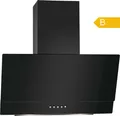 Produktbild: Dunstabzugshaube 60cm kopffrei schwarz Glas LED Umluft Abluft 302m³/h leise