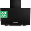 Produktbild: Bomann kopffreie Vertikal-Dunstabzugshaube DU 7607 G schwarz, 60 cm, Glasfront
