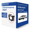 Produktbild: Brink Anhängerkupplung starr für CITROEN Berlingo Typ B9 TOP