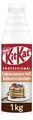 Produktbild: KitKat Sauce in Squeeze Flasche, mit Geschmack von KitKat-Kakao und knusprigen Waffelstückchen, 1er Pack (1 x 1kg)