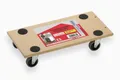 Produktbild: Möbelroller Rollbrett Transportroller MDF 200 kg Hund Möbel Roller mit Softrolle