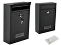 Produktbild: MALATEC Briefkasten Postkasten Briefkasten (Spar-Set, 1-St., wetterfest), inkl. 2 Schlüssel