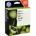 Produktbild: 4 HP Tinten N9J73AE 364 Multipack KCMY