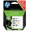 Produktbild: HP 364 (N9J73AE) - Tintenpatrone, black + color (schwarz + farbe)