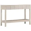 Produktbild: vidaXL Konsolentisch Weiß 110x35x75 cm Massivholz Mango