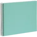 Produktbild: Bella Vista 35x30 cm, 40 weiße Seiten, aqua, Spiralalbum