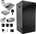 Produktbild: Growbox Komplett Set Classic L - für 3 Pflanzen, 100x100x200cm, 240W LED