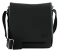 Produktbild: LACOSTE Men's Classic Flap Crossover Bag Umhängetasche Tasche Noir schwarz Neu