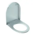 Produktbild: Keramag (Geberit) WC-Sitz Renova Nr.1 Plan, 573075000, WC-Deckel in runder Ausführung, Metallscharniere, Duroplast, Weiß, 03966 6