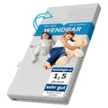 Produktbild: Bellabino Twist Kindermatratze 120x200 cm – Matratze Kinderbett Härtegrad H1/H2 – Hochwertige 7 Zonen Kaltschaummatratze – Jugendmatratze 15 cm hoch – mit waschbarem Bezug, allergikerfreundlich