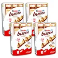 Produktbild: 4 er Ferrero kinder bueno White 4 x 117 g (4 x 6 Riegel) Waffel mit feiner Milchhaselnusscreme-Füllung
