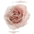 Produktbild: Künstliche Rose Clip Kunstblumen Kunstrosen Dekoblume Hochzeit Christbaumschmuck