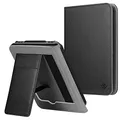 Produktbild: Fintie Hülle für Tolino Vision 4 HD/Vision 3 HD/Vision 2 / Vision 1 / Shine 2 HD eReader, Kickstand Schutzhülle mit Kartenfach Handschlaufe und Auto Sleep/Wake Funktion, Schwarz