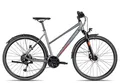 Produktbild: Axess Crossrad VERIS STREET Trapez, 27 Gang Shimano RD-Alivio M3100-9 Schaltwerk, Kettenschaltung, Damenrad 28 Zoll 27-Gang schwarz/grau