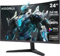 Produktbild: KOORUI 24 Zoll Curved Gaming Monitor, FHD 1080p, 1ms Reaktionszeit, 165Hz, PC