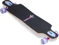 Produktbild: muuwmi Longboard, mit ABEC 7 Neon-Leuchtrollen, space - B-Ware neuwertig