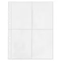 Produktbild: Sammelhüllen | Klarsichthüllen | Prospekthüllen | DIN A4 | 4-geteilt | 4 Fäch...