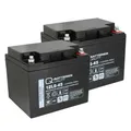 Produktbild: Ersatzakku für Brandmeldezentrale Bosch FPP-5000 2 x AGM Batterie 12V 45Ah VdS