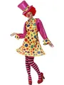 Produktbild: Smiffys Clown Lady Costume, Multi-Coloured Halloween und Karneval