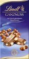 Produktbild: Lindt Schokolade Ganznuss | 100 g Tafel | Alpenvollmilch-Schokolade mit frisch gerösteten Haselnüssen | Schokoladentafel | Schokoladengeschenk | 100g (1er Pack)