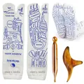 Produktbild: Fußreflexzonen SockenReflexzonen Socken with Acupressure PenFußreflexzonenmas...