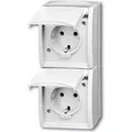 Produktbild: Busch-Jaeger SCHUKO-Zweifachsteckdose (2CKA002084A0710)
