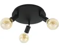 Produktbild: Deckenspot 3-flammig Ø 30 cm schwarz E27