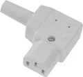 Produktbild: Bachmann - Netzanschluss - IEC 60320 C13 - 90° Stecker - Grau