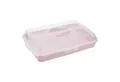 Produktbild: keeeper Kuchentransportbox keeeper Partybutler Enrico – Rechteckig, Nordic Pink 43 x 29,5 cm, Kunststoff (PP), Herausnehmbare Kuchenplatte, ergonomischer Griff