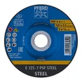 Produktbild: PFERD TOOLS Schruppscheibe E 125x7,2x22,23 mm Universallinie PSF STEEL für Stahl