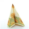 Produktbild: Mank Serviette Airlaid Aura, 40 x 40 cm, 50 Stück - Sonnenblumen Floral