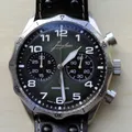 Produktbild: JUNGHANS Herren Uhr Pilot Chronoscope Green Ref. 27/3492.00 NEW FULL SET